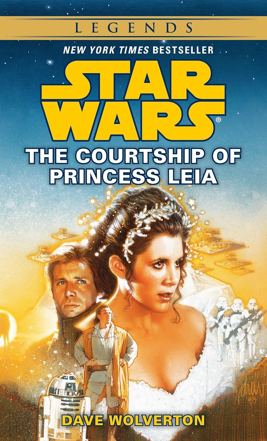 Dave Wolverton: The Courtship of Princess Leia (1994, Bantam Books)
